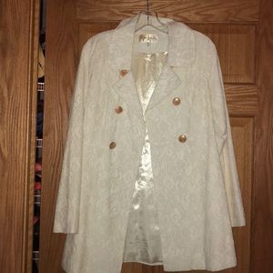 Lined lace jacket from Francesca’s